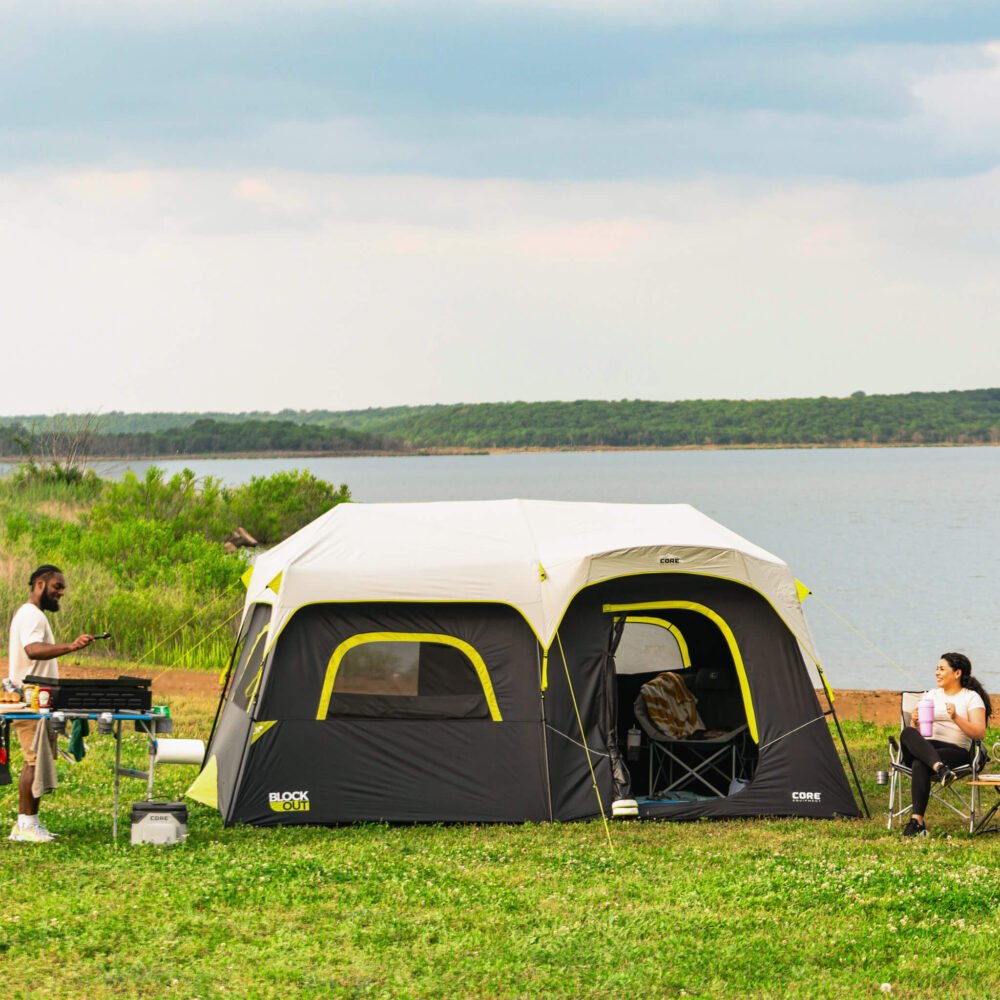 CORE 9 Person Blockout Instant Cabin Tent 14' x 9' – Model 40343