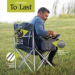 CORE Padded Cooler Quad Chair 40390 - relaxing outdoors
