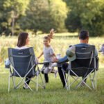 CORE Padded XL Sling Tension Chair 40391 - in use with family outdoors