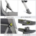 CORE Padded XL Sling Tension Chair 40391 - tension frame, all-terrain feet and cup holders