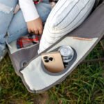 CORE Padded Love Seat 40426 - built-in cup holder on the armrest