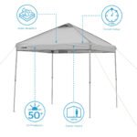 CORE 8 ft x 8 ft instant canopy set up outdoors
