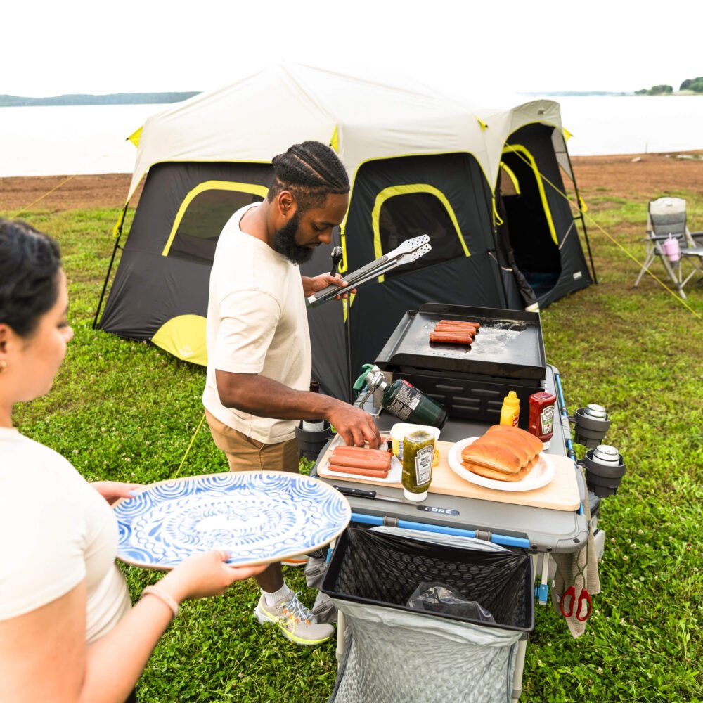 CORE 4 Foot FlexRail Outdoor Prep and Cook Table
