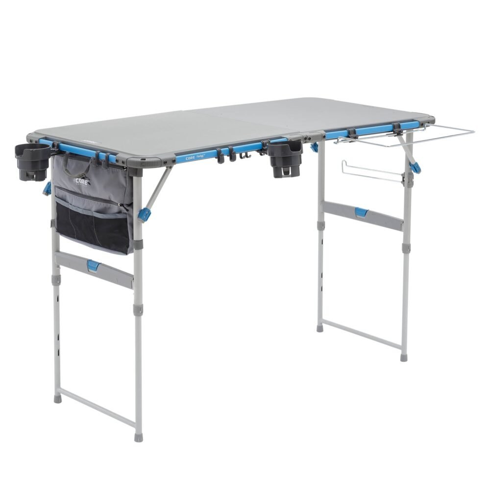 CORE 4 Foot FlexRail Outdoor Prep and Cook Table