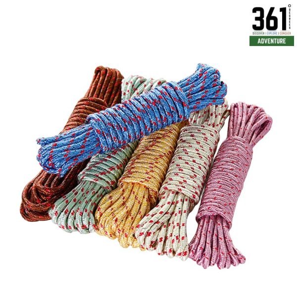 Camping Tent Rope - 10m (Army Green)