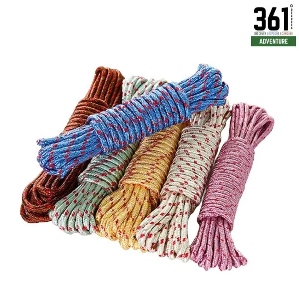 Camping Tent Rope - 10m (Army Green)