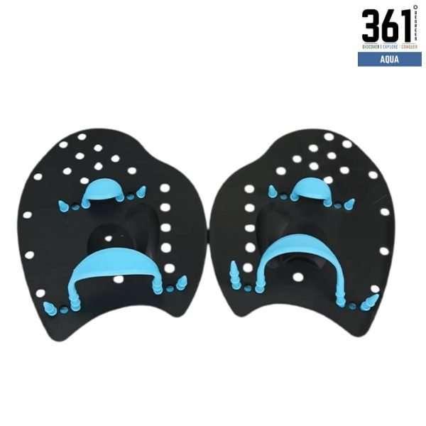 Swimming Hand Paddles - Ergonomic PP Paddles with Silicone Straps