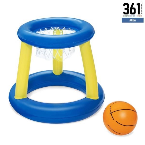 Inflatable Pool Basketball Hoop - Floating Hoop Game, 61 cm