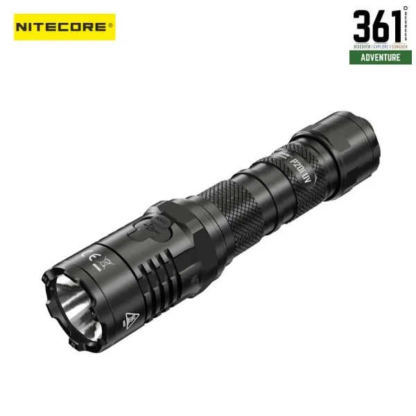 Nitecore P20i UV Tactical Flashlight with Ultraviolet Light – Model P20i UV