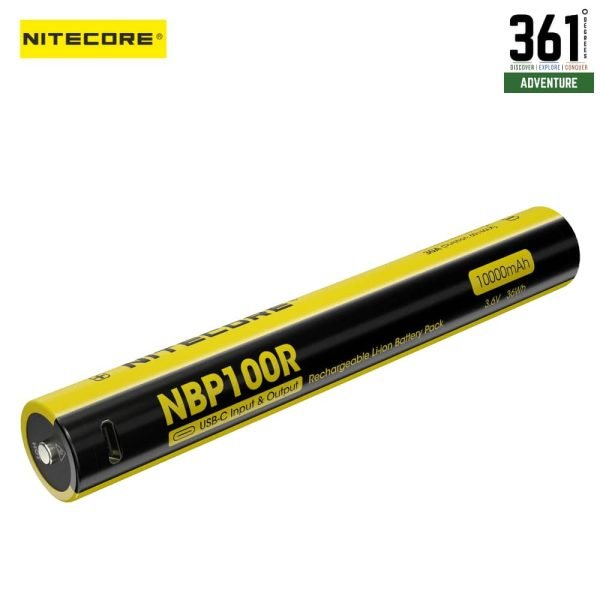Nitecore NBP100R – USB Rechargeable 21700 Battery Pack (10,000mAh)