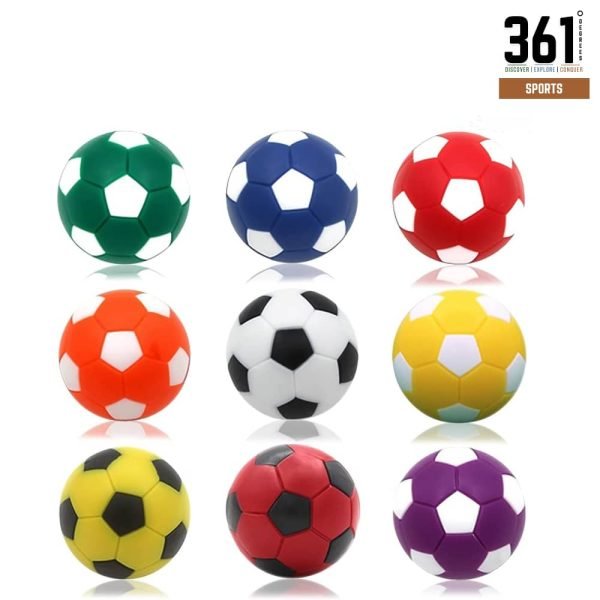 Foosball Replacement Balls Set – Multicolor 9 pcs