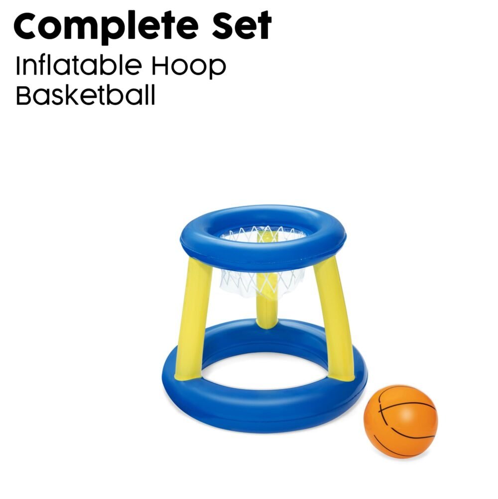 Inflatable Pool Basketball Hoop - Floating Hoop Game, 61 cm