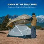 Naturehike Mongar UL 2 person ultralight tent pitched