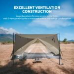Naturehike Mongar UL tent showing two doors and two vestibules