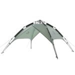 Naturehike NH21ZP008 pop up tent in grey with the doors open