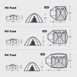 Naturehike P Series tent vestibule for boots and packs