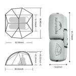 Naturehike Star River UL tent packed and pitched dimensions