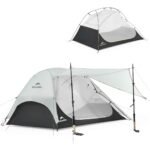 Naturehike Star River UL 2 person tent pitched with fly and inner