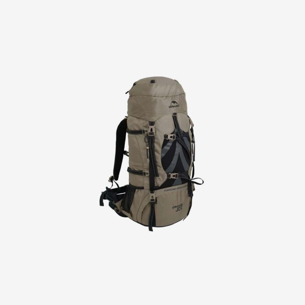 Naturehike 70L + 5L Hiking Backpack - Beige