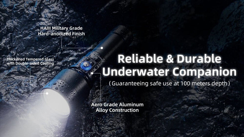 Nitecore DL30 Dive Light – Model DL30