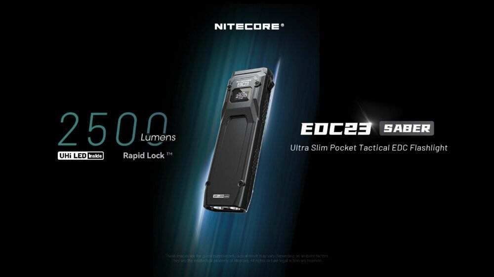 Nitecore EDC23 Ultra Compact EDC Flashlight – Model EDC23
