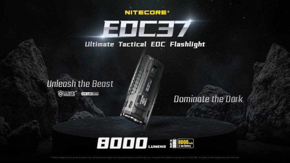 Nitecore EDC37 High-Performance EDC Flashlight – Model EDC37
