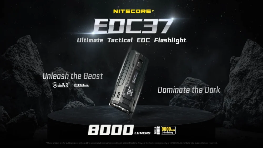 Nitecore EDC37 High-Performance EDC Flashlight – Model EDC37