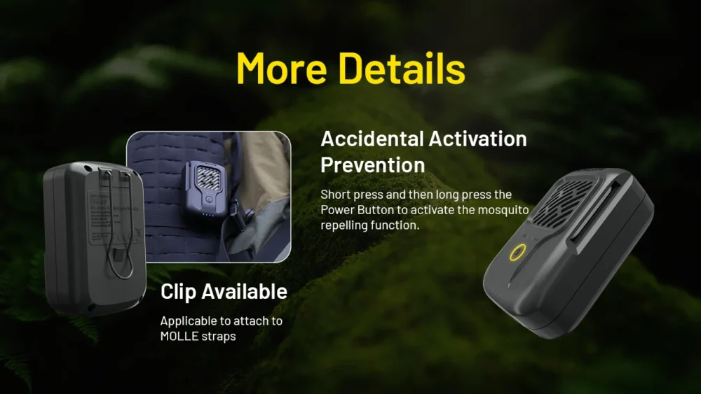 Nitecore EMR40 Rechargeable Mosquito Repeller