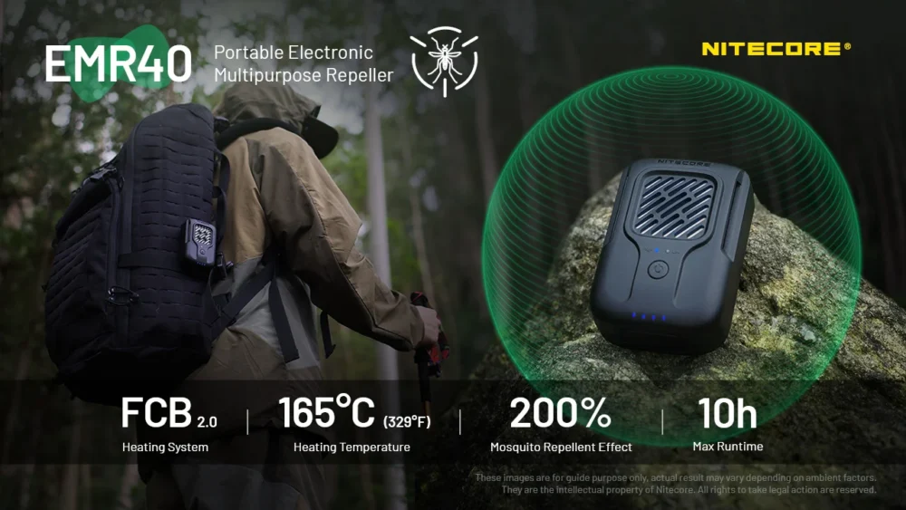 Nitecore EMR40 Rechargeable Mosquito Repeller