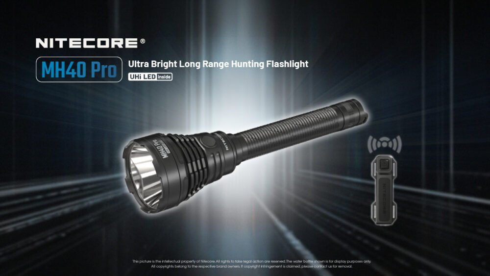 Nitecore MH40 Pro Rechargeable Searchlight – Model MH40 Pro