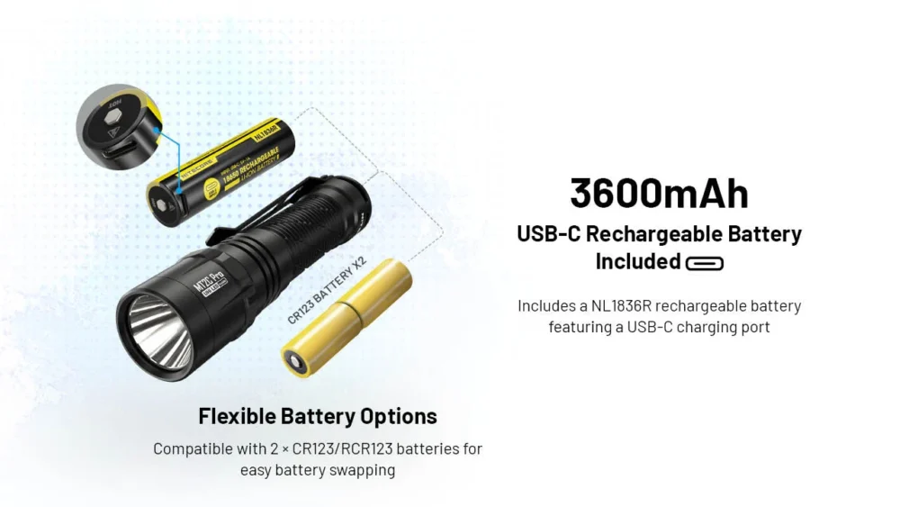Nitecore MT2C Pro Flashlight – Model MT2C Pro