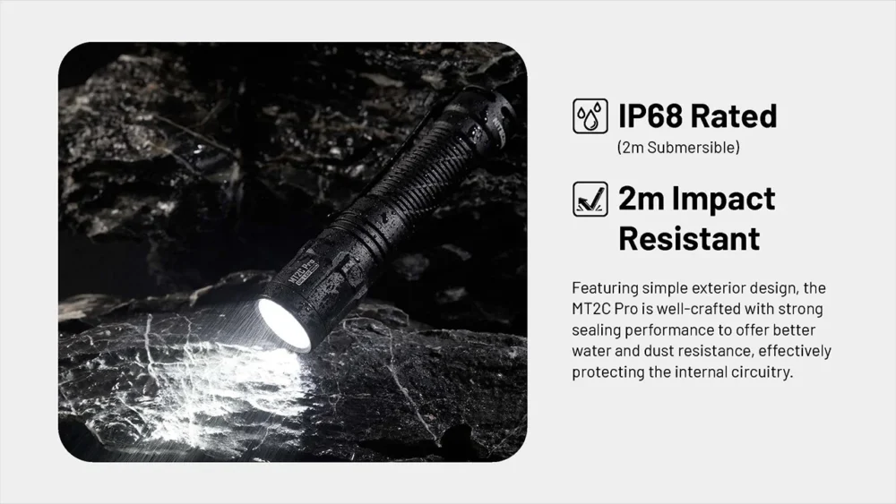 Nitecore MT2C Pro Flashlight – Model MT2C Pro