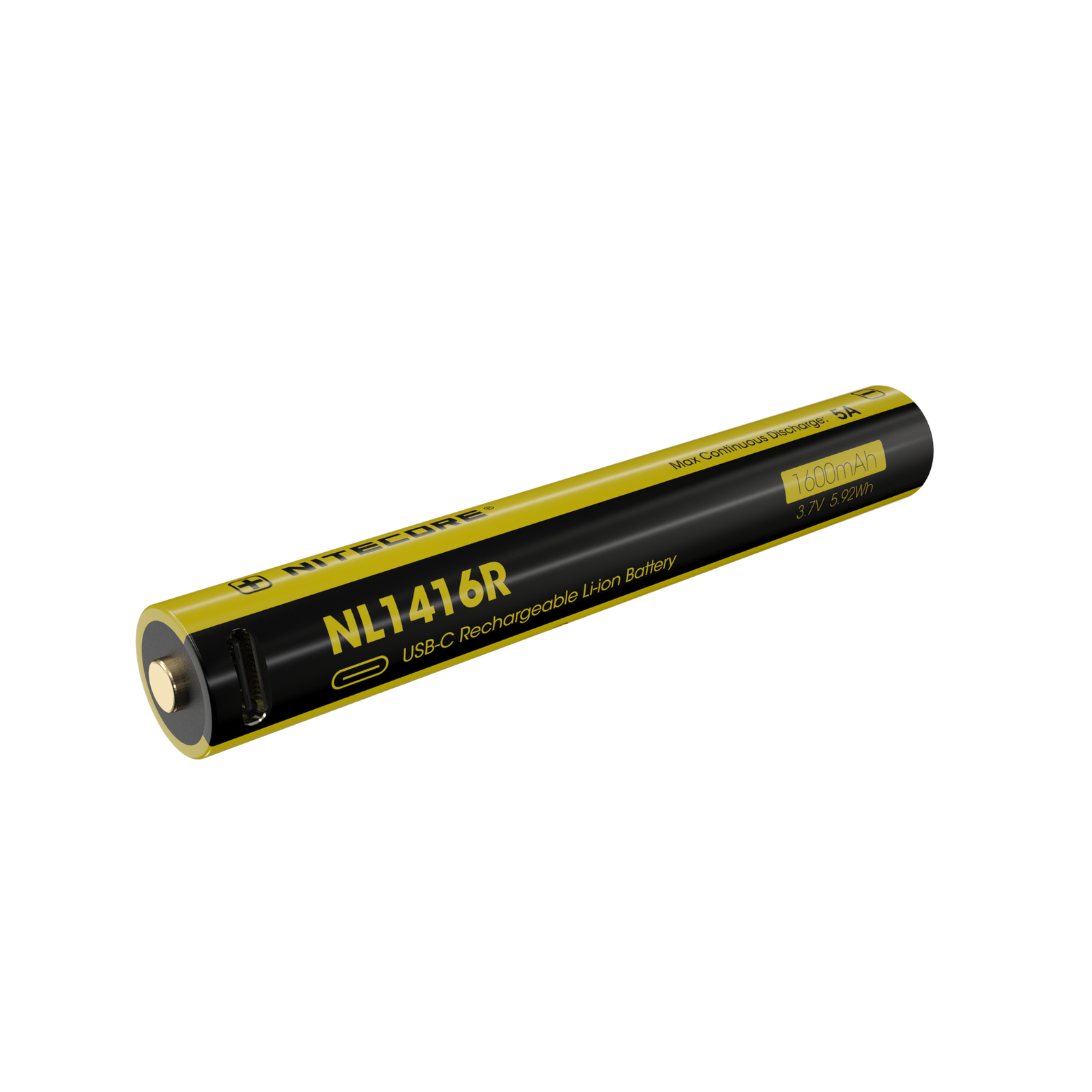 Nitecore NL1416R – Rechargeable 14100 Li-ion Battery (1,600mAh)