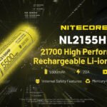 Nitecore NL2155HP – Rechargeable 21700 Li-ion Battery (5500mAh, 3.6V) - view 1