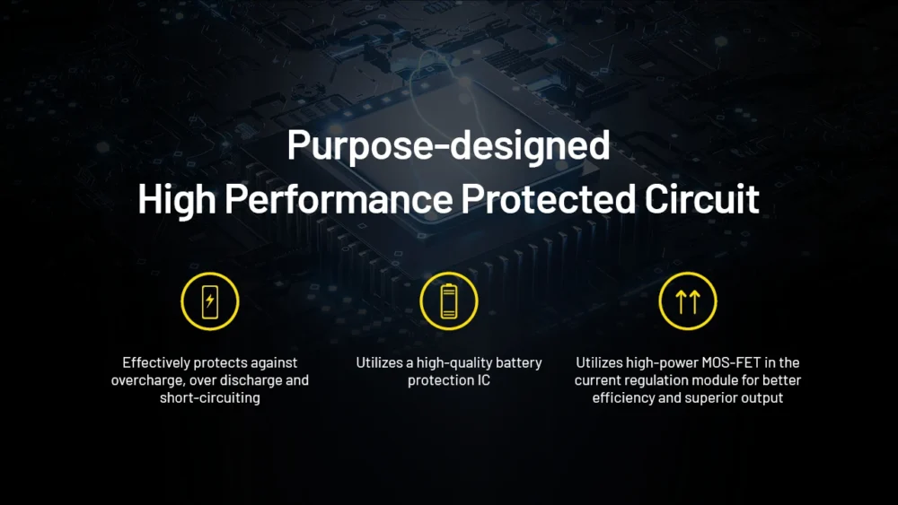 Nitecore NL2155HPR – USB Rechargeable 21700 Li-ion Battery (5,500mAh)