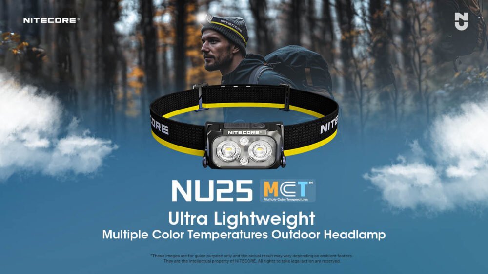 Nitecore Headlamp NU25 UL Ultra Lightweight  – Model NU25 MCT UL