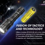 Nitecore P20i UV Tactical Flashlight with Ultraviolet Light – Model P20i UV - view 2