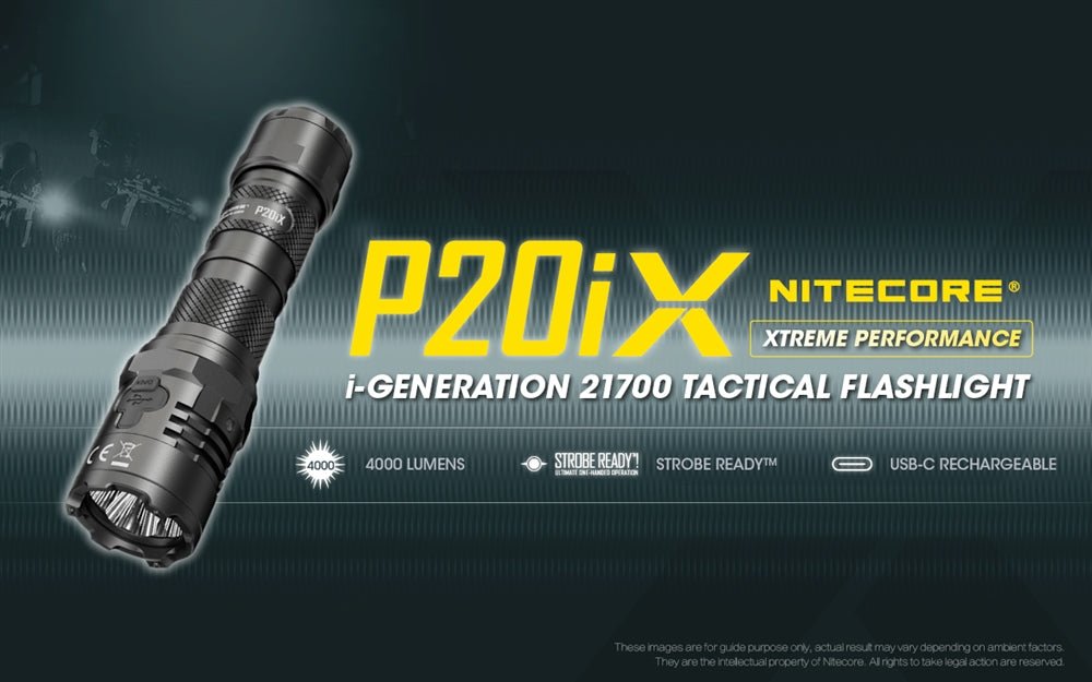 Nitecore P20iX High-Performance Tactical Flashlight – Model P20iX