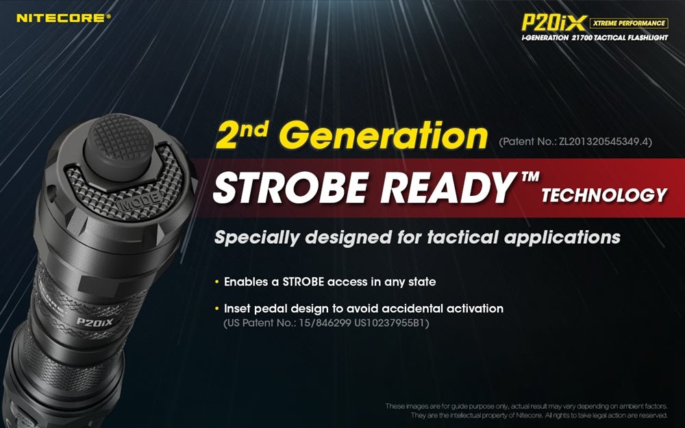 Nitecore P20iX High-Performance Tactical Flashlight – Model P20iX