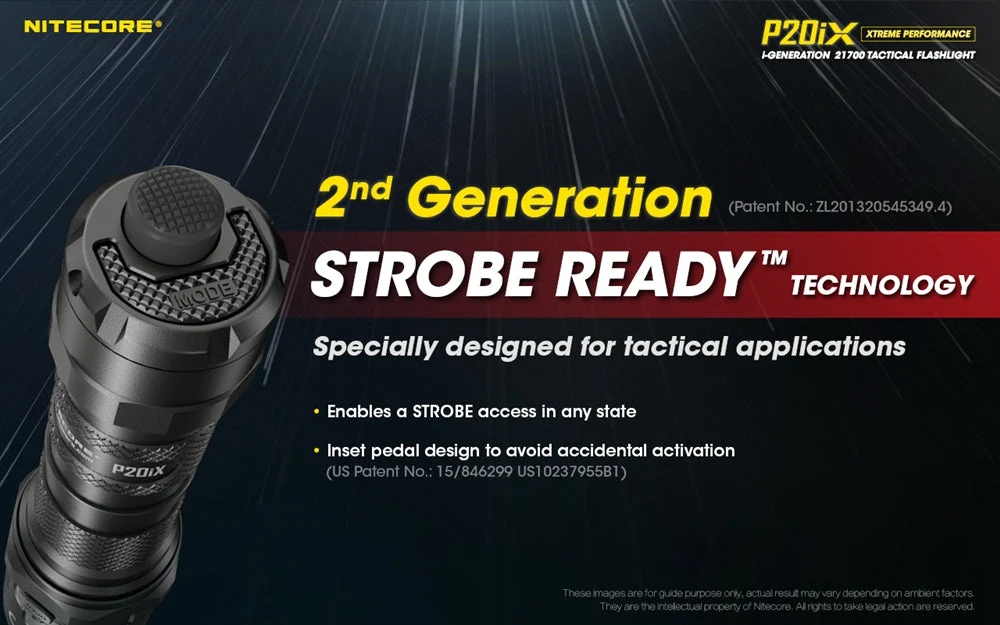 Nitecore P20iX High-Performance Tactical Flashlight – Model P20iX