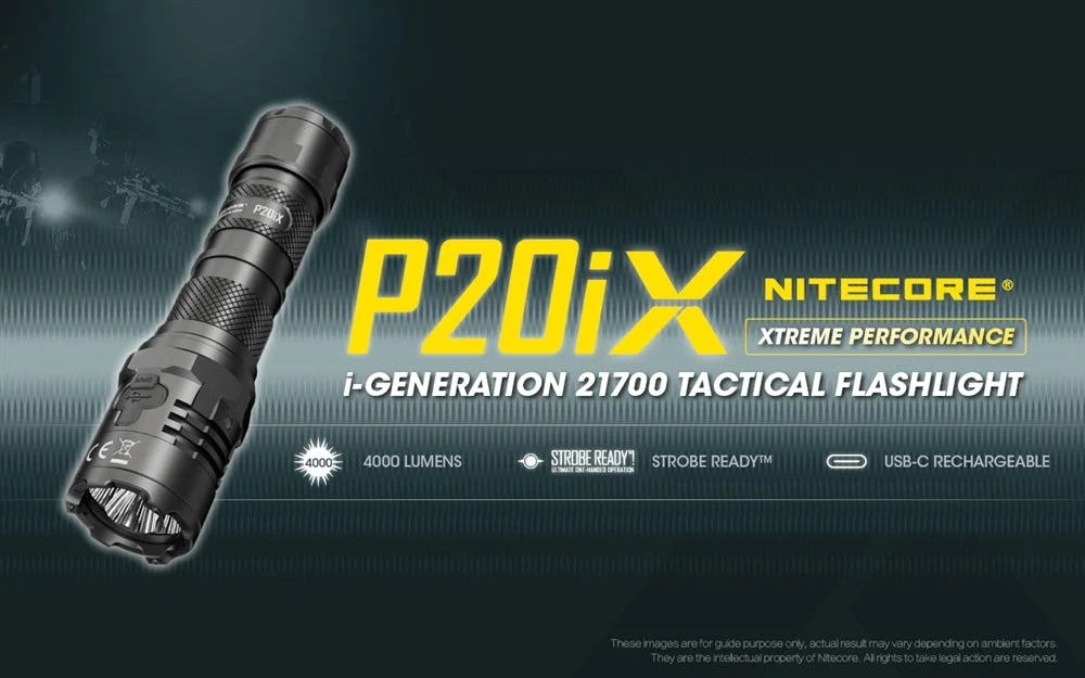 Nitecore P20iX High-Performance Tactical Flashlight – Model P20iX