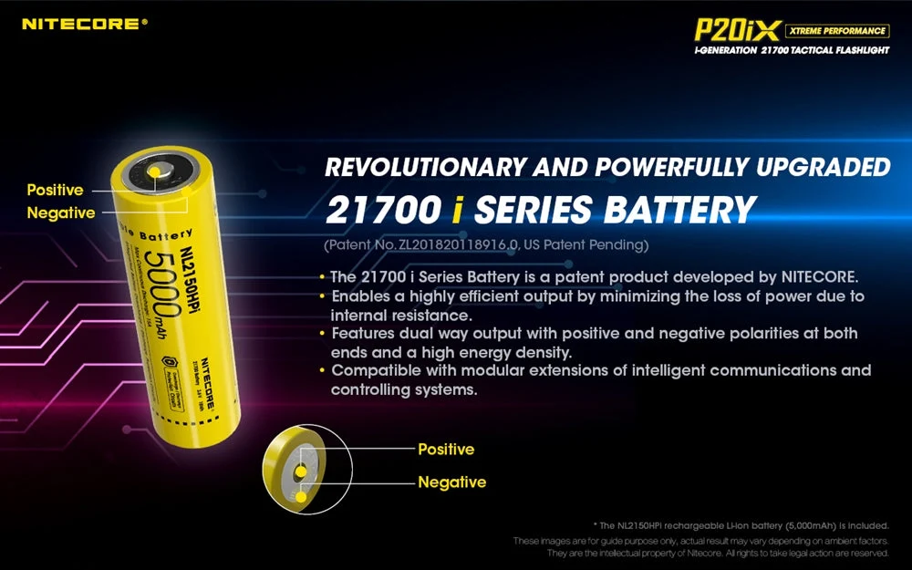 Nitecore P20iX High-Performance Tactical Flashlight – Model P20iX
