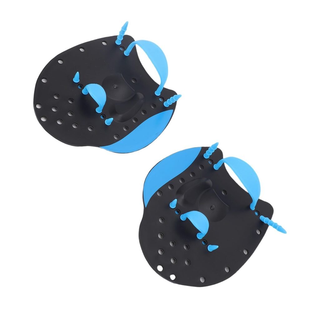 Swimming Hand Paddles - Ergonomic PP Paddles with Silicone Straps