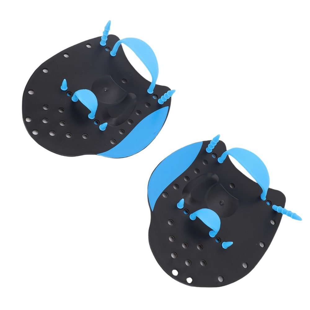 Swimming Hand Paddles - Ergonomic PP Paddles with Silicone Straps