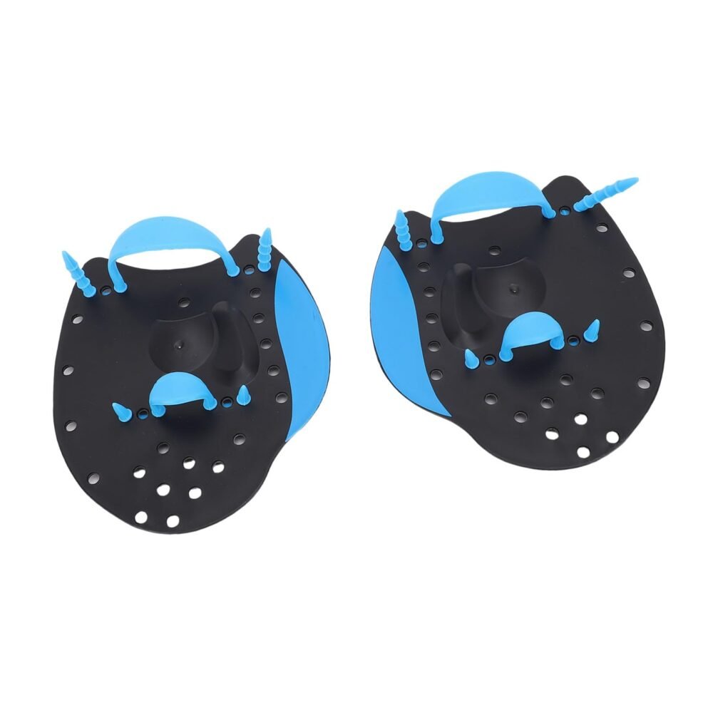 Swimming Hand Paddles - Ergonomic PP Paddles with Silicone Straps