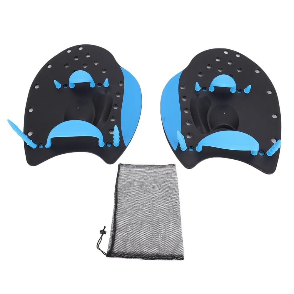 Swimming Hand Paddles - Ergonomic PP Paddles with Silicone Straps