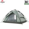 Naturehike 3-4 Person Pop Up Tent - Grey