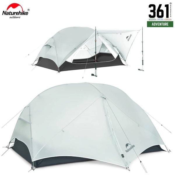 Naturehike Mongar UL Hiking Tent – Moon Rock Gray 2 Person