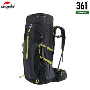 Naturehike 45L Hiking Backpack - Black