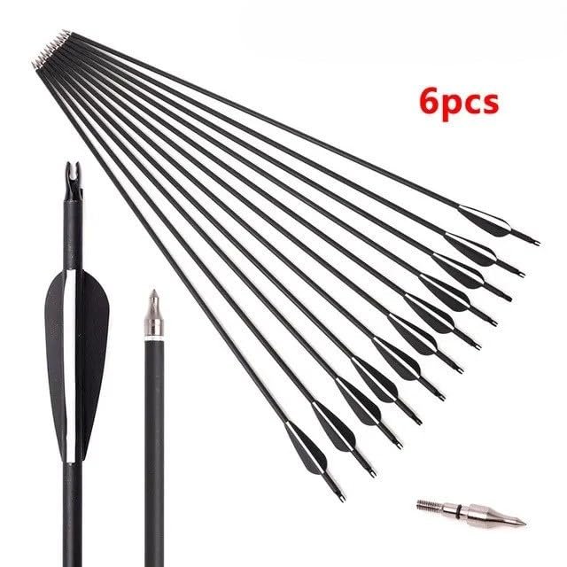 6.2 mm Pure Carbon Arrows - Sold per Arrow